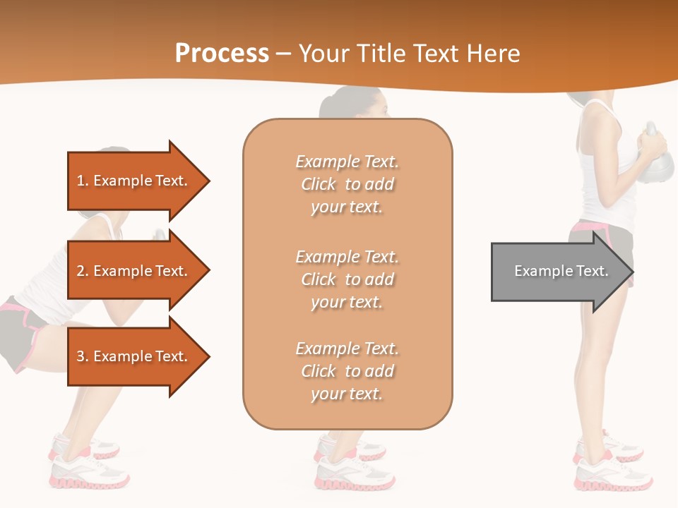 Fitness Person Isolated PowerPoint Template