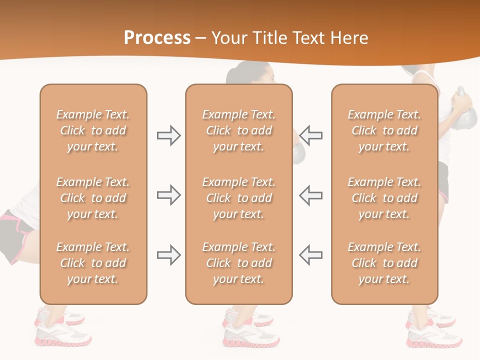 Fitness Person Isolated PowerPoint Template
