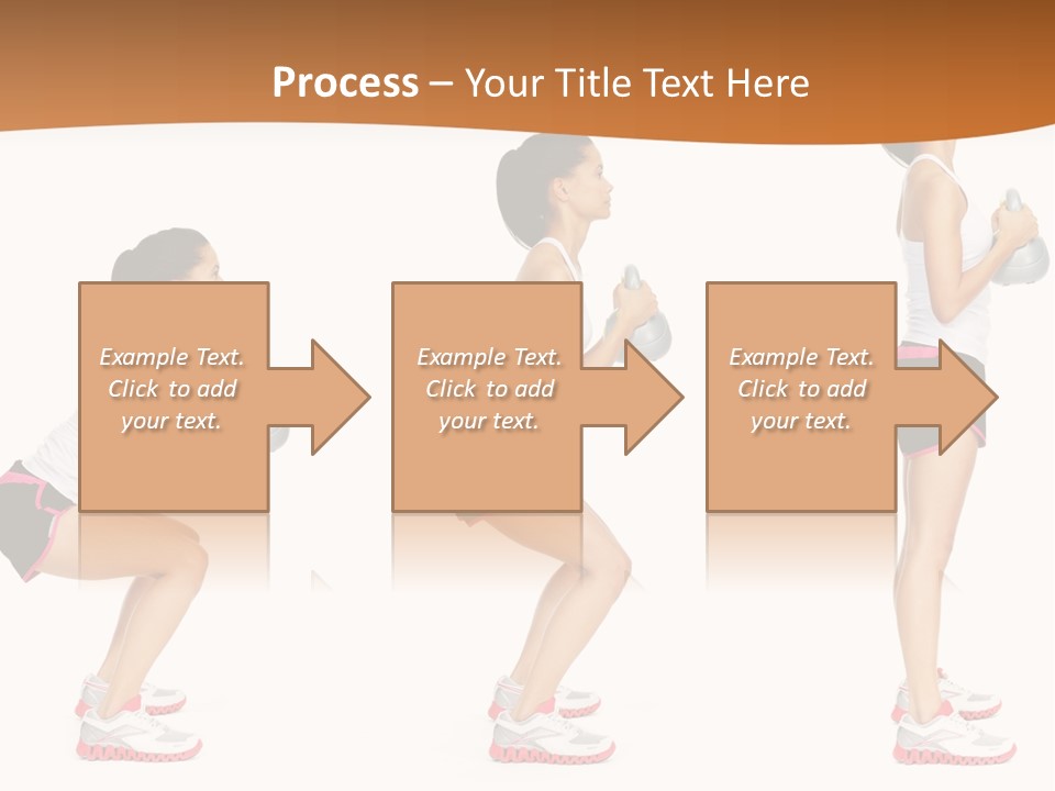 Fitness Person Isolated PowerPoint Template