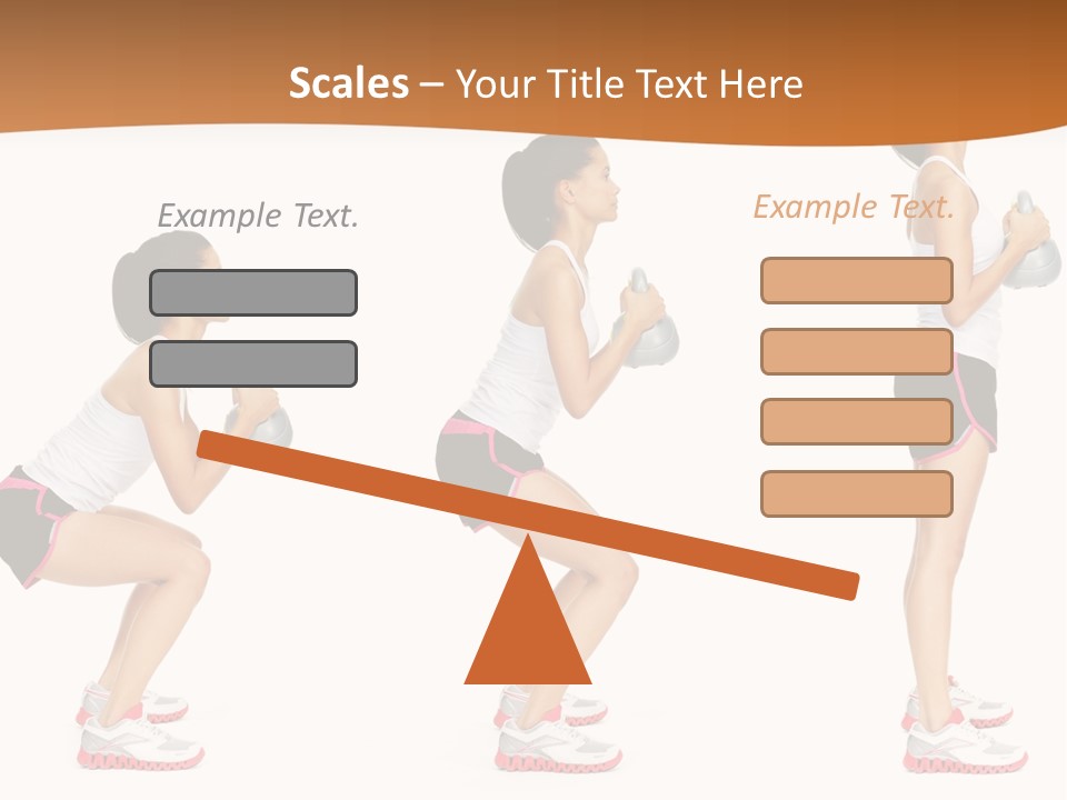 Fitness Person Isolated PowerPoint Template