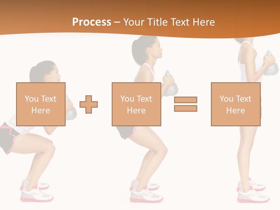 Fitness Person Isolated PowerPoint Template