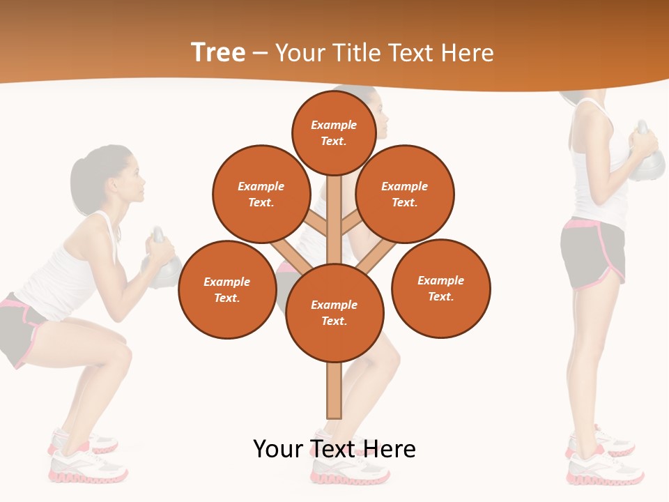 Fitness Person Isolated PowerPoint Template