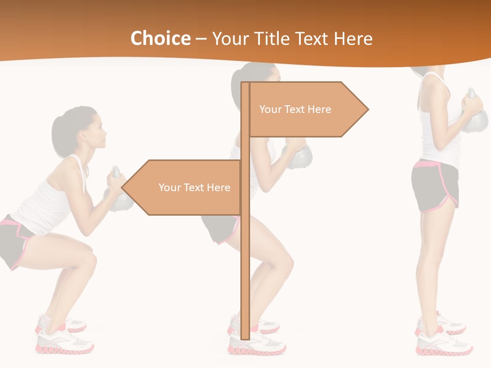 Fitness Person Isolated PowerPoint Template