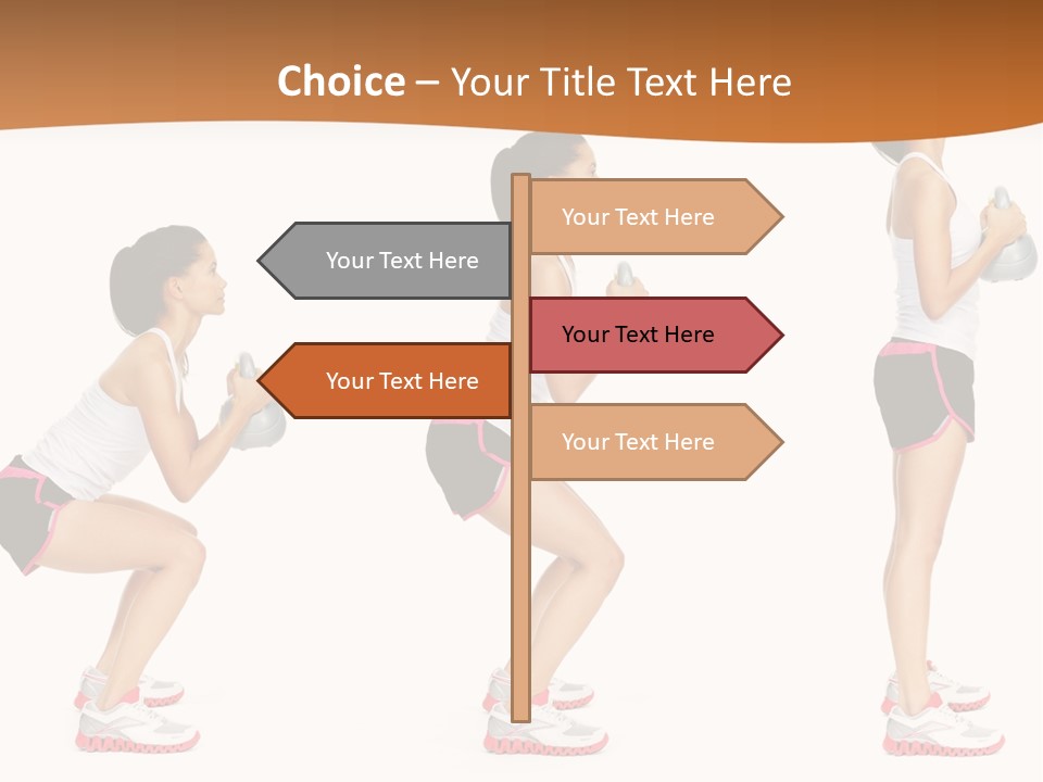 Fitness Person Isolated PowerPoint Template