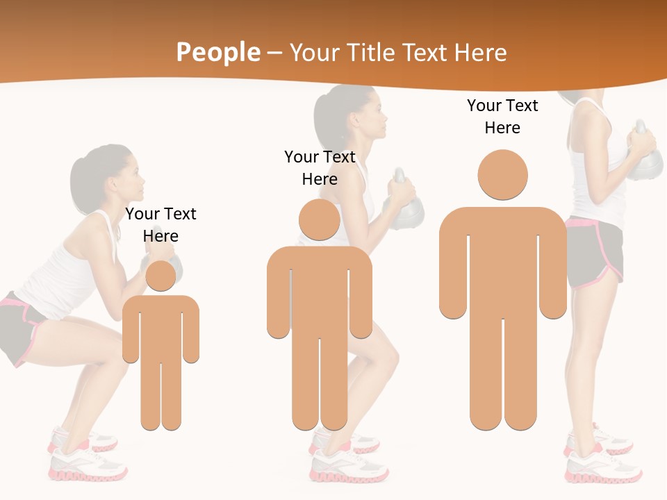 Fitness Person Isolated PowerPoint Template