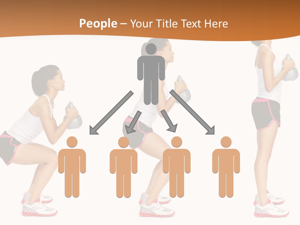 Fitness Person Isolated PowerPoint Template