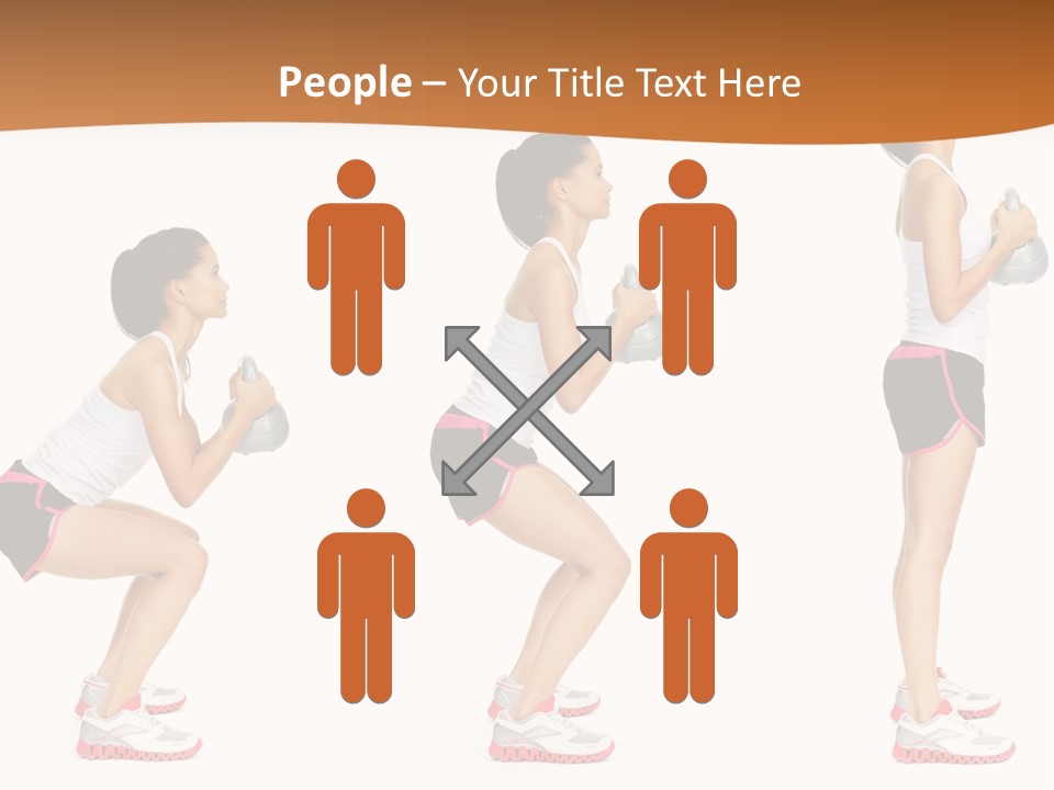 Fitness Person Isolated PowerPoint Template