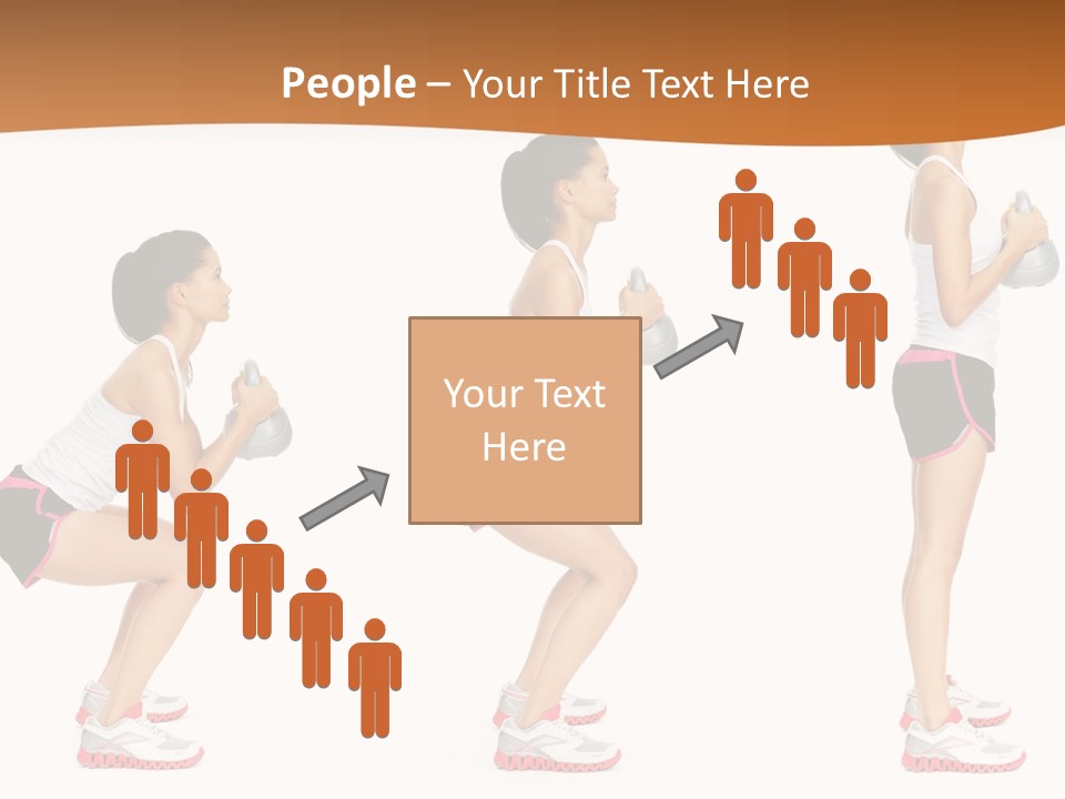 Fitness Person Isolated PowerPoint Template