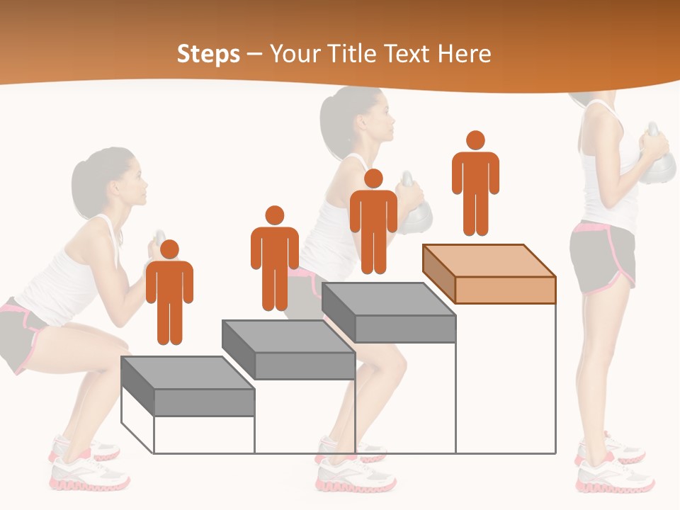 Fitness Person Isolated PowerPoint Template