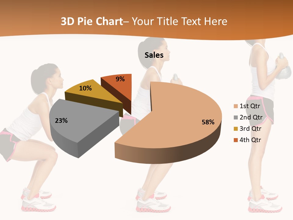Fitness Person Isolated PowerPoint Template