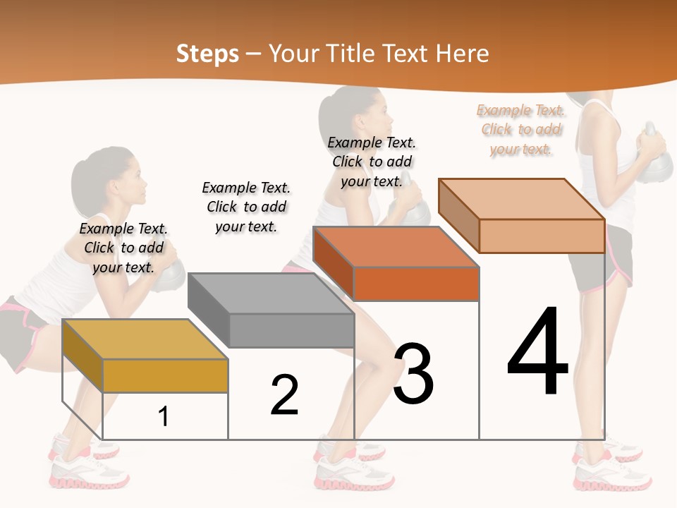 Fitness Person Isolated PowerPoint Template