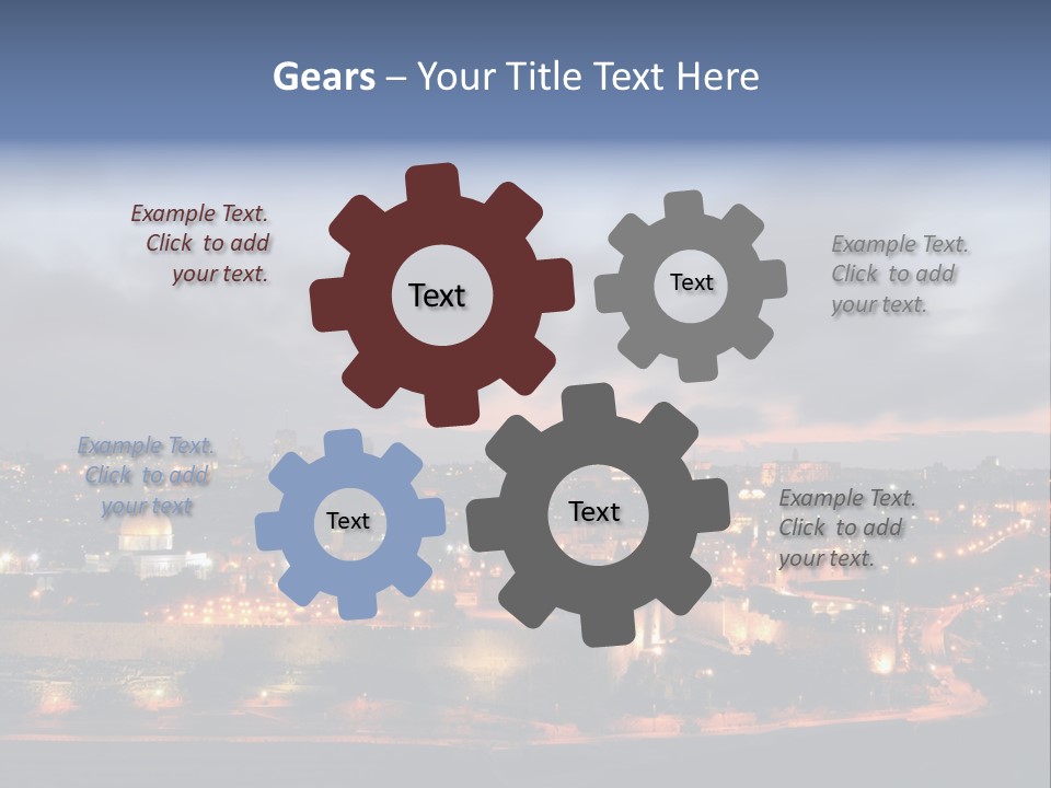 Lunch Marinated Appetizer PowerPoint Template