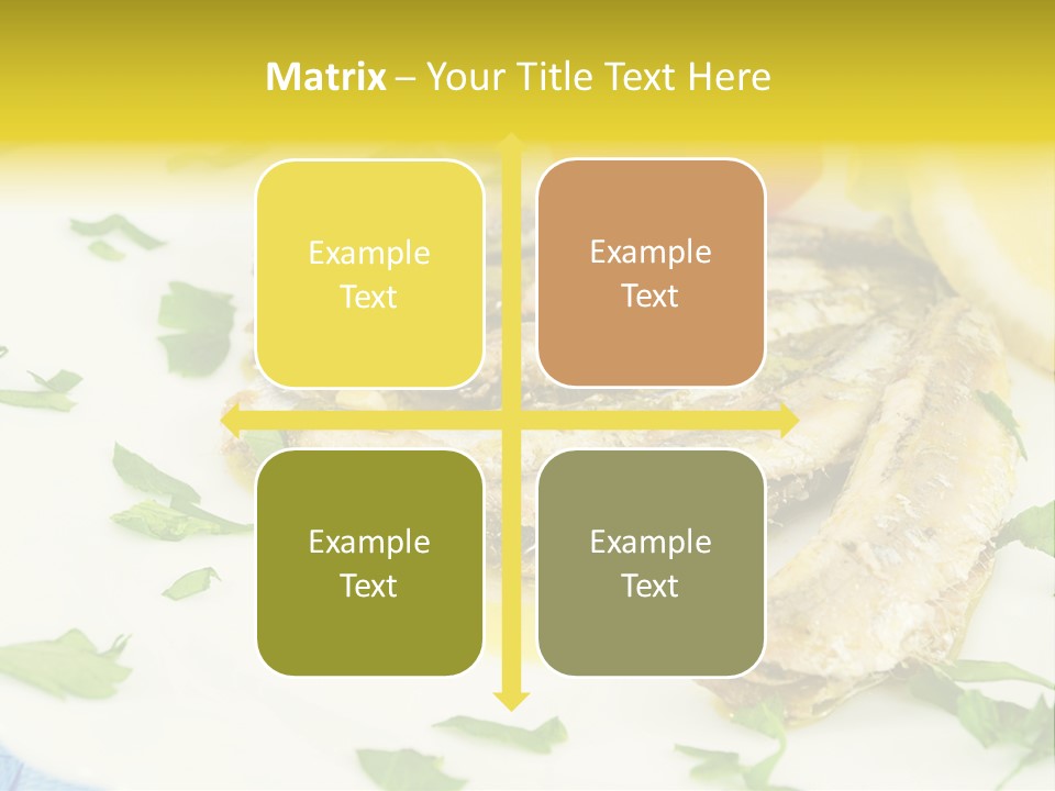 Lunch Marinated Appetizer PowerPoint Template