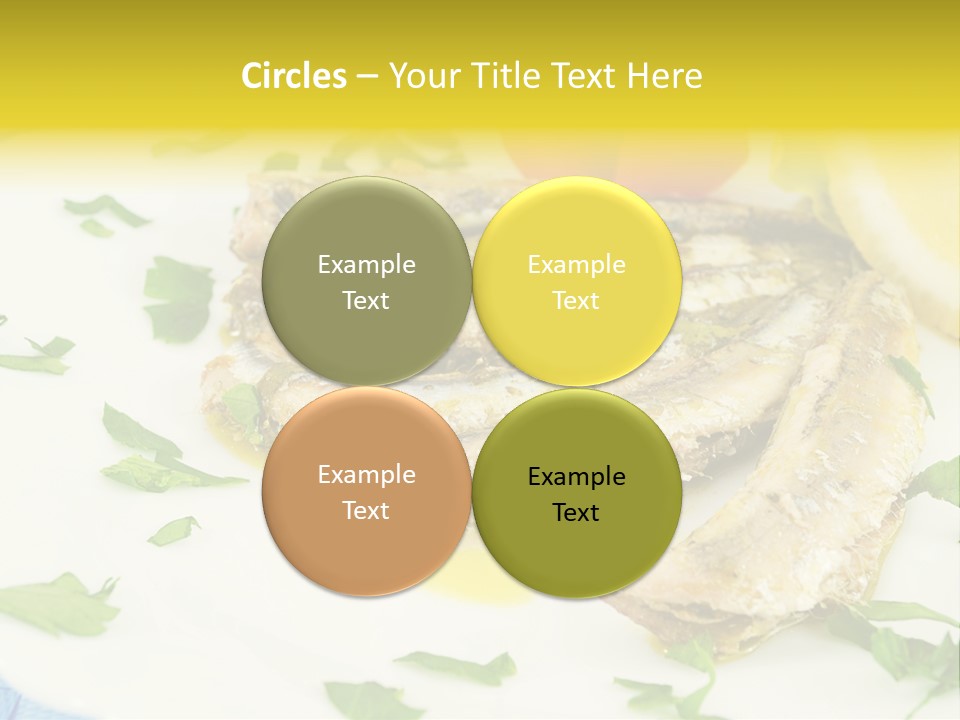 Lunch Marinated Appetizer PowerPoint Template