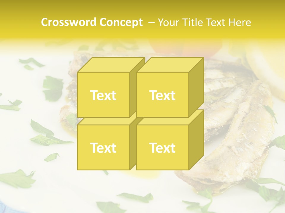 Lunch Marinated Appetizer PowerPoint Template