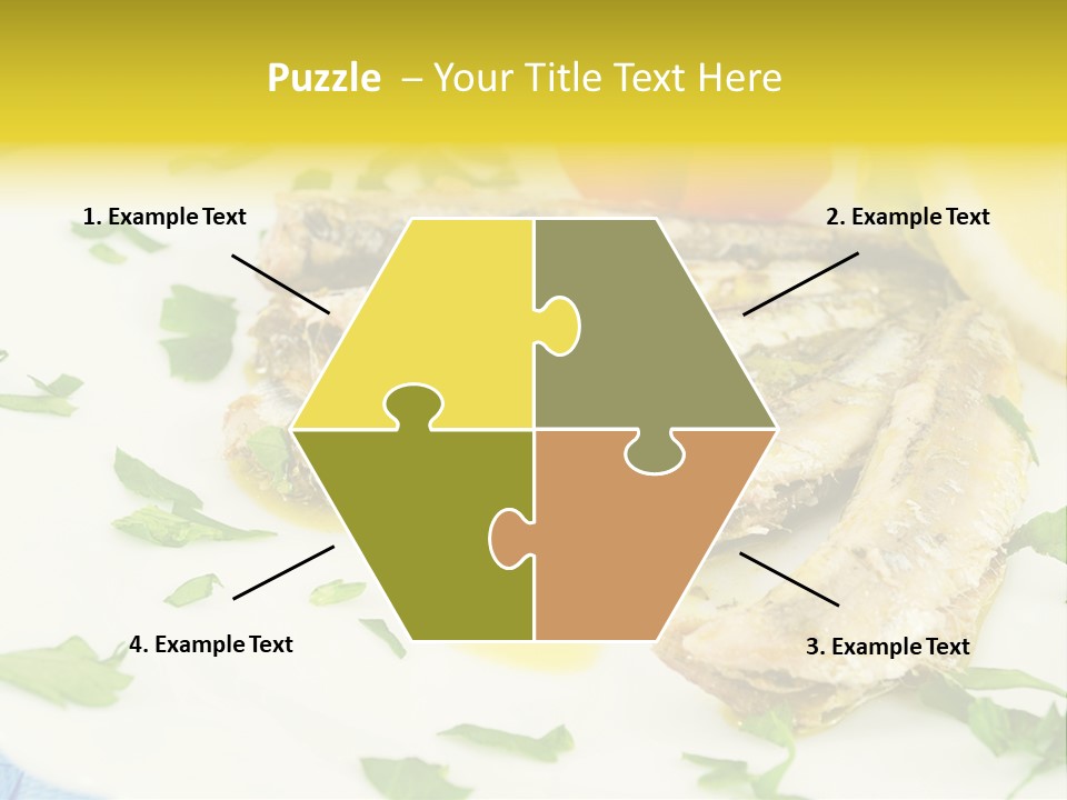 Lunch Marinated Appetizer PowerPoint Template