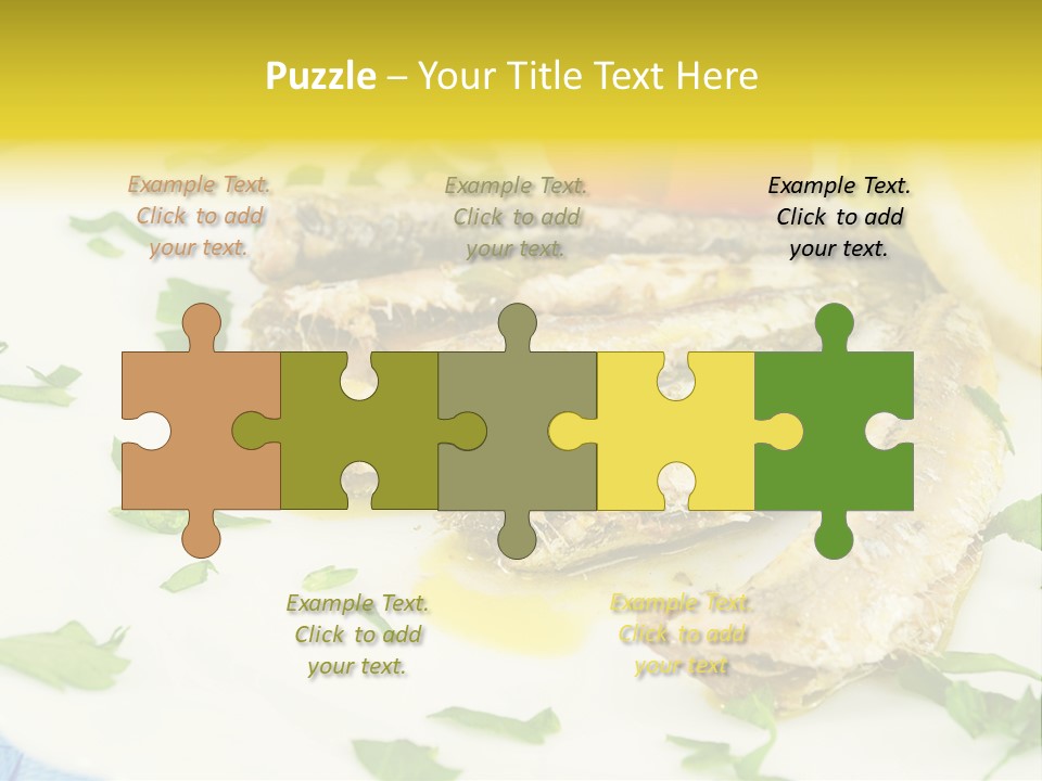 Lunch Marinated Appetizer PowerPoint Template