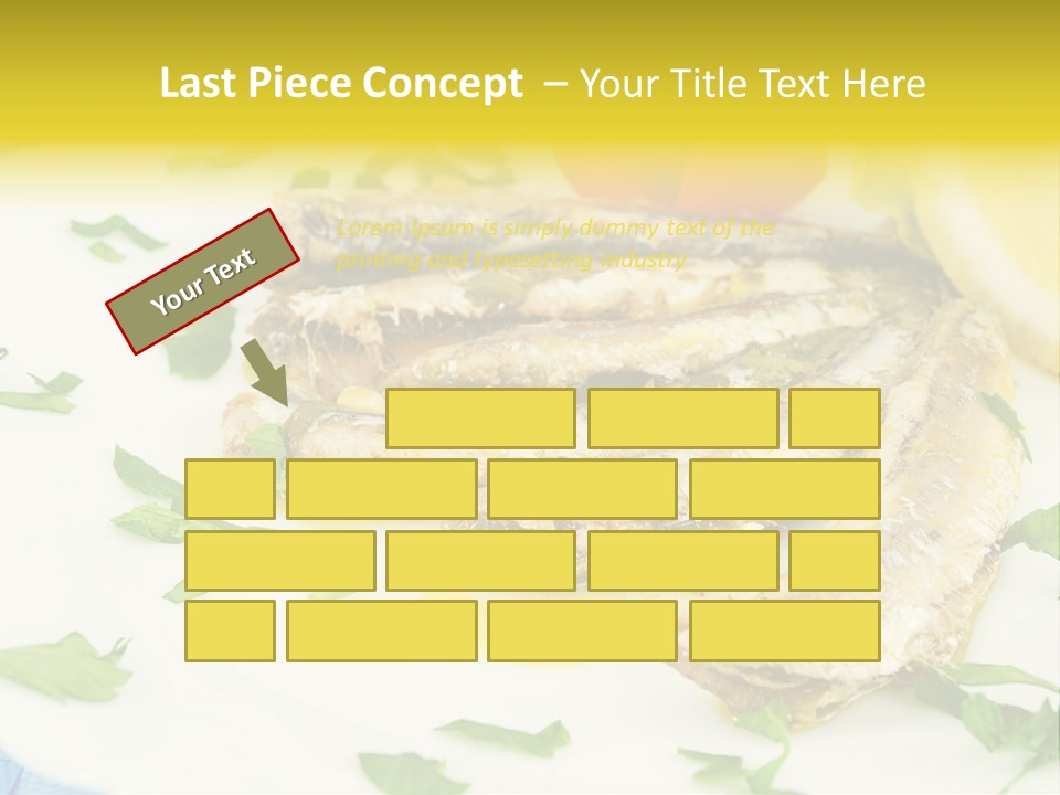 Lunch Marinated Appetizer PowerPoint Template