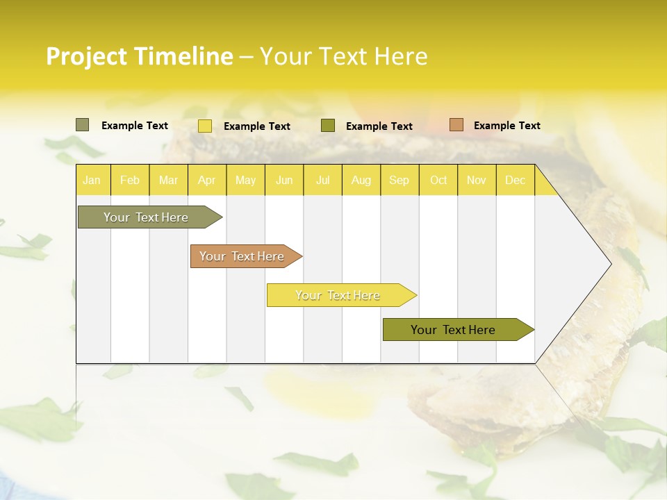 Lunch Marinated Appetizer PowerPoint Template