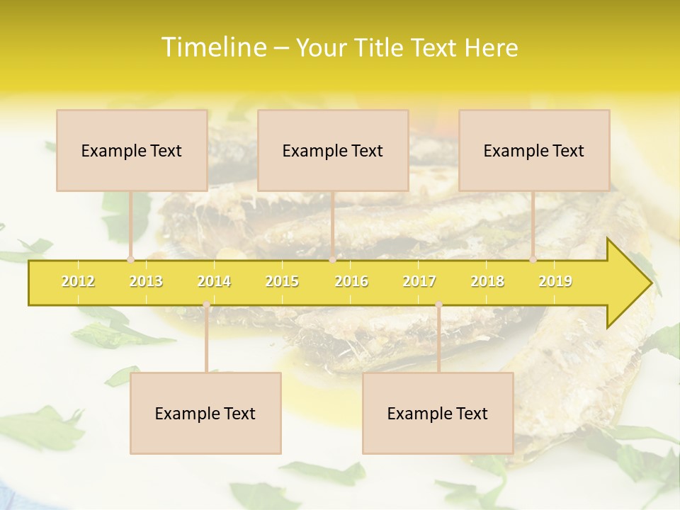 Lunch Marinated Appetizer PowerPoint Template