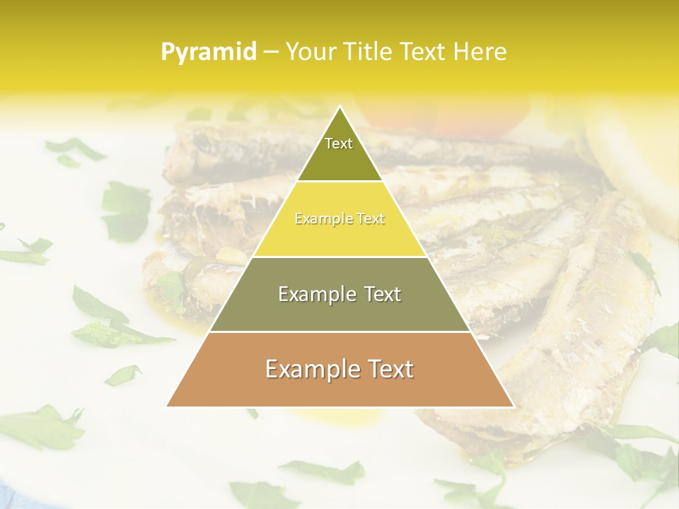 Lunch Marinated Appetizer PowerPoint Template