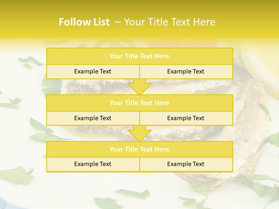 Lunch Marinated Appetizer PowerPoint Template