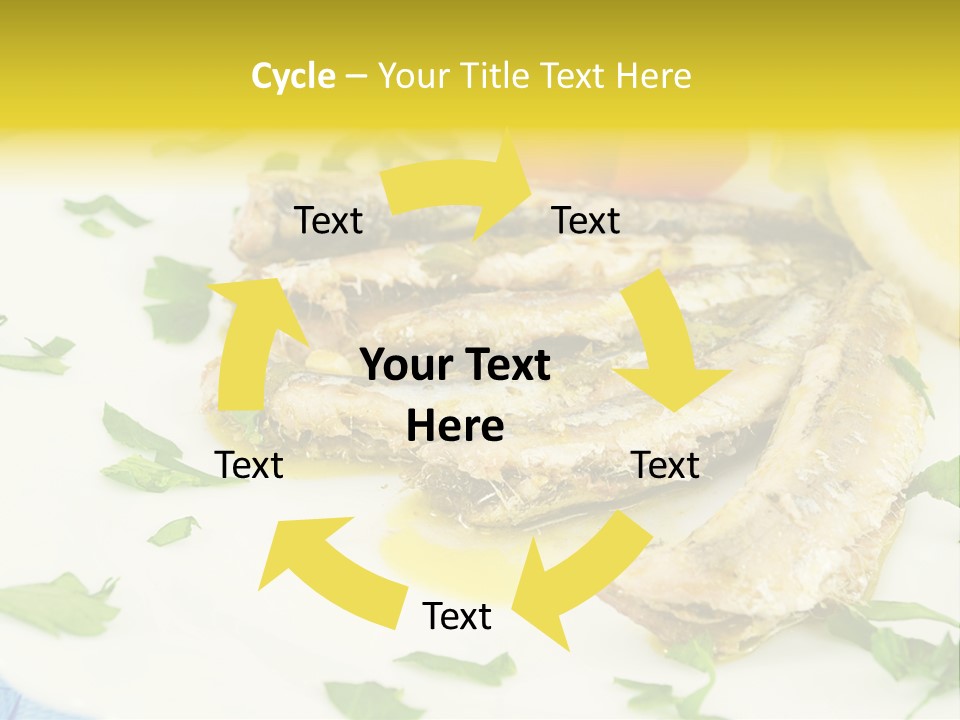 Lunch Marinated Appetizer PowerPoint Template