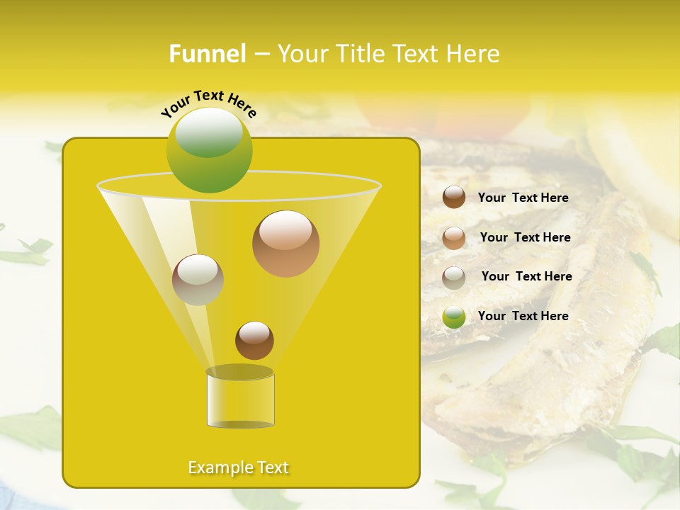 Lunch Marinated Appetizer PowerPoint Template