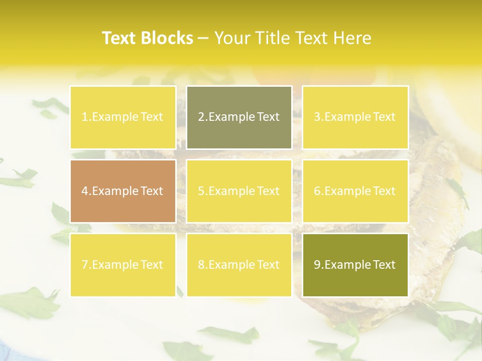 Lunch Marinated Appetizer PowerPoint Template