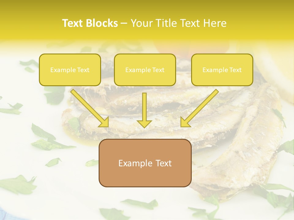 Lunch Marinated Appetizer PowerPoint Template