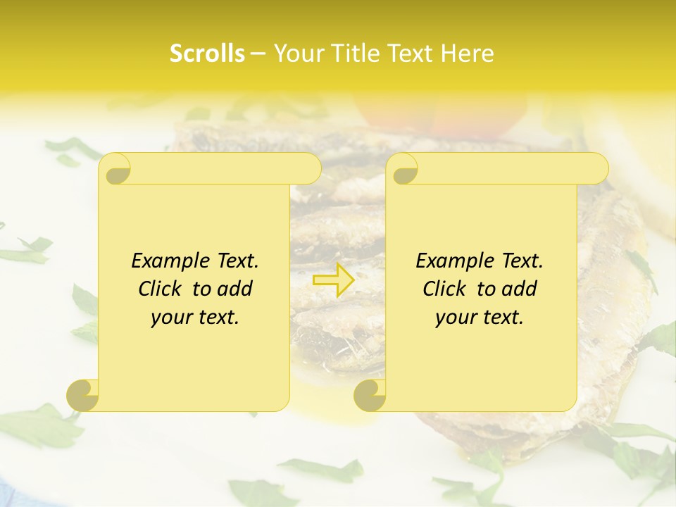 Lunch Marinated Appetizer PowerPoint Template