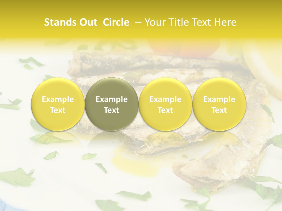 Lunch Marinated Appetizer PowerPoint Template