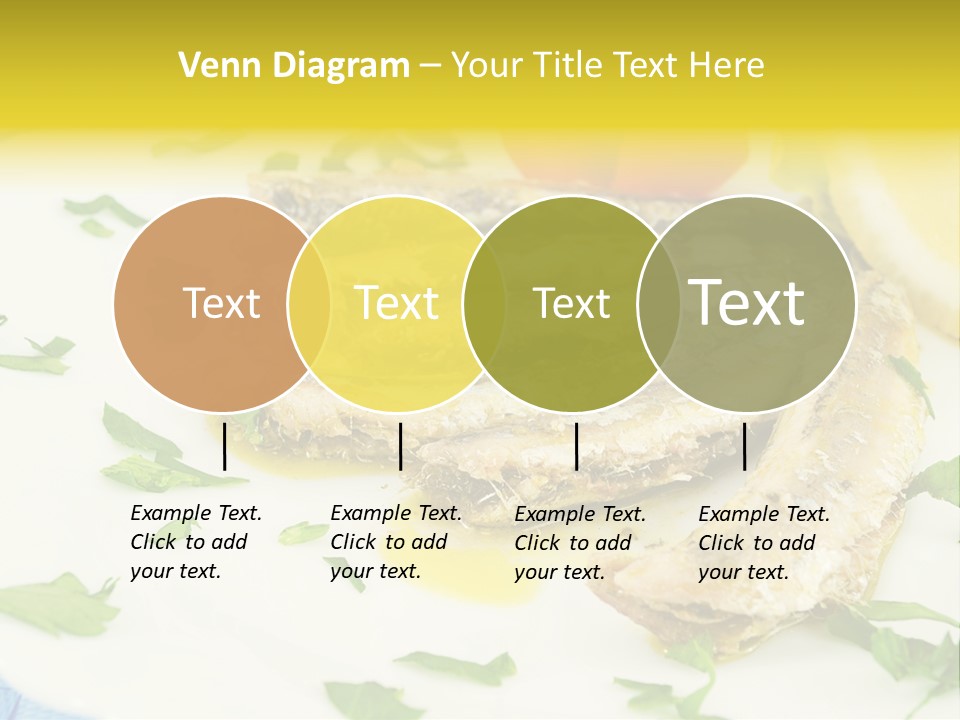 Lunch Marinated Appetizer PowerPoint Template
