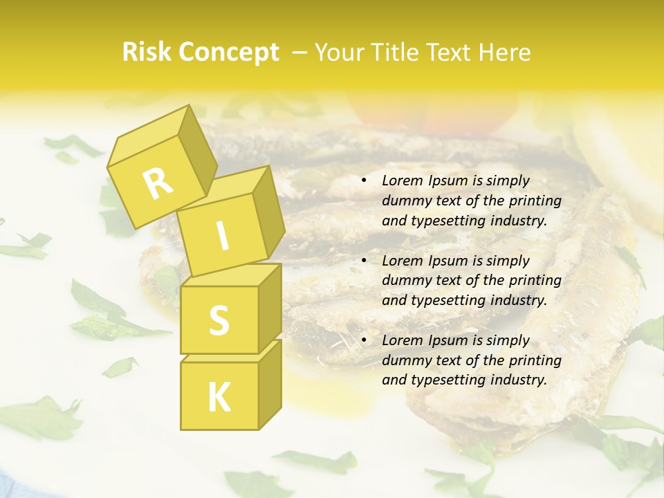 Lunch Marinated Appetizer PowerPoint Template