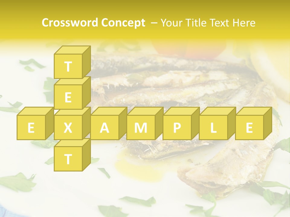 Lunch Marinated Appetizer PowerPoint Template