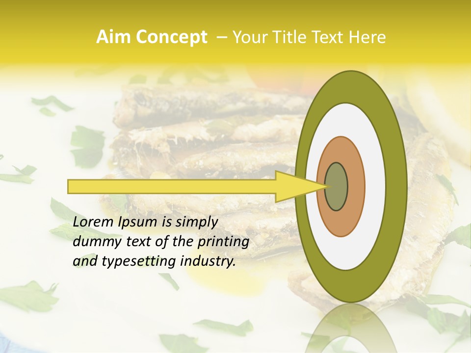 Lunch Marinated Appetizer PowerPoint Template