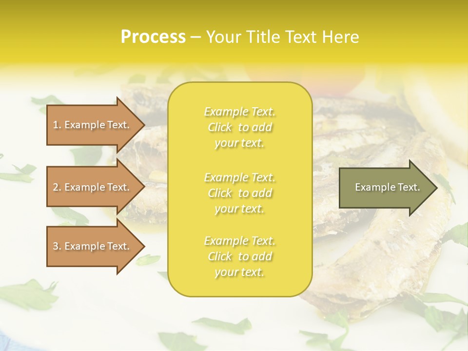 Lunch Marinated Appetizer PowerPoint Template