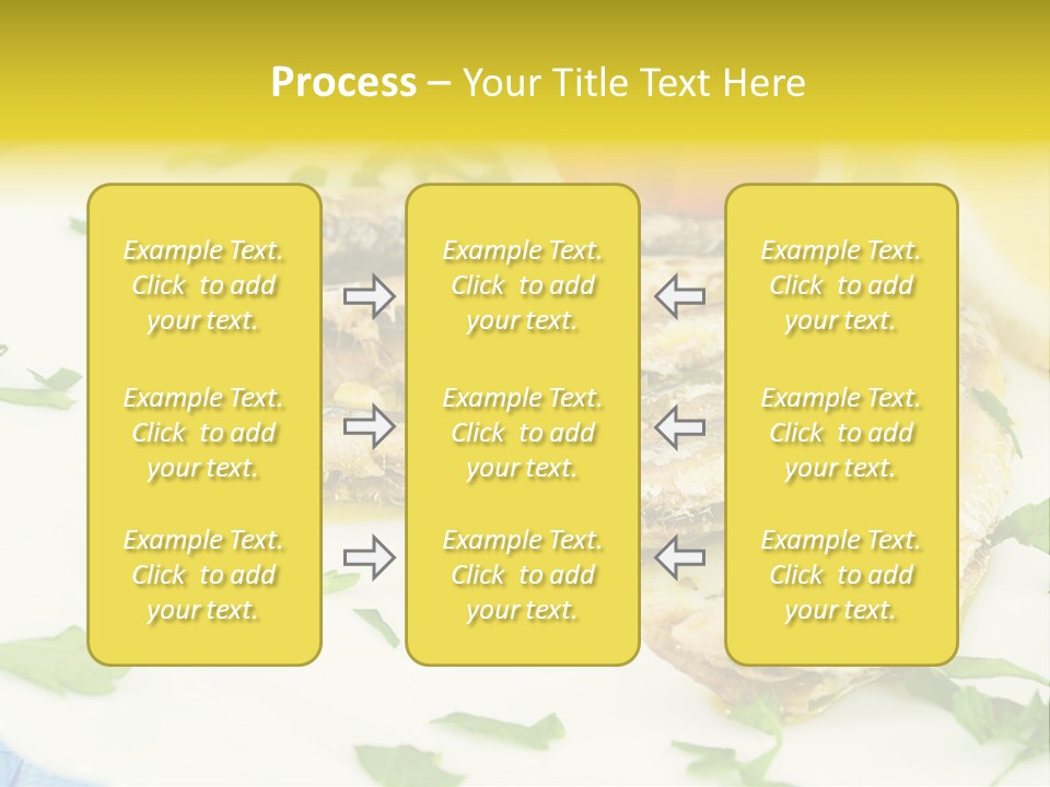 Lunch Marinated Appetizer PowerPoint Template