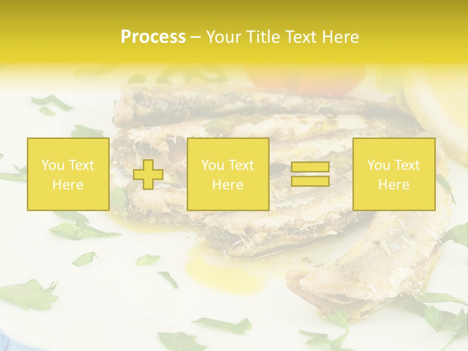 Lunch Marinated Appetizer PowerPoint Template