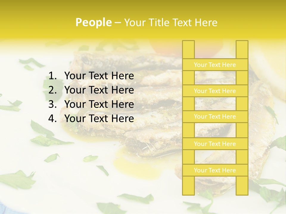 Lunch Marinated Appetizer PowerPoint Template