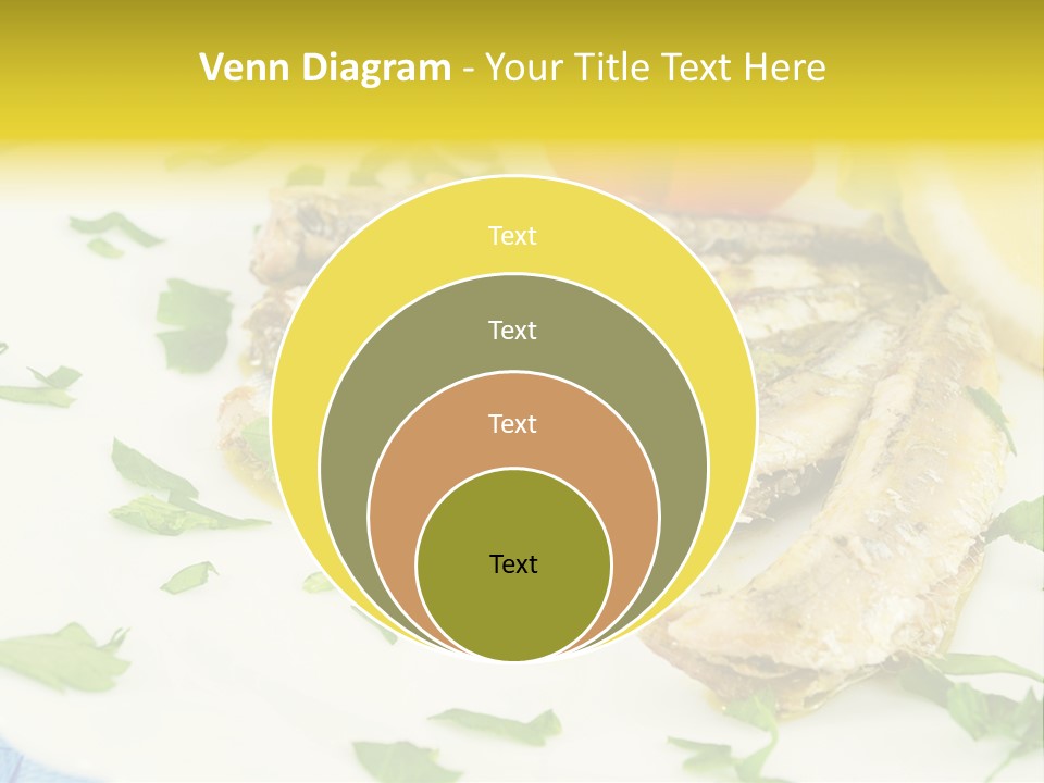 Lunch Marinated Appetizer PowerPoint Template