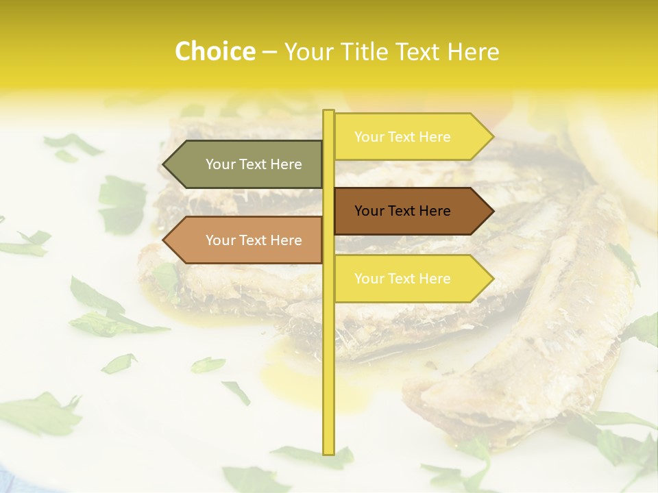 Lunch Marinated Appetizer PowerPoint Template