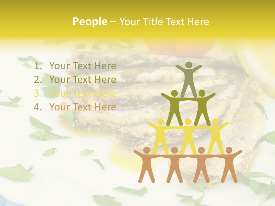 Lunch Marinated Appetizer PowerPoint Template