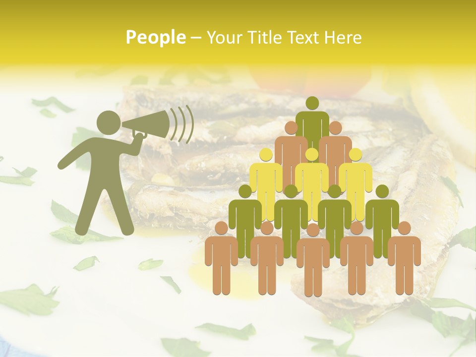 Lunch Marinated Appetizer PowerPoint Template