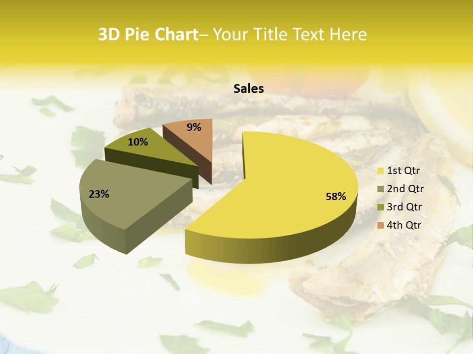 Lunch Marinated Appetizer PowerPoint Template