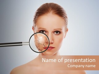 Pretty Human Cosmetic PowerPoint Template