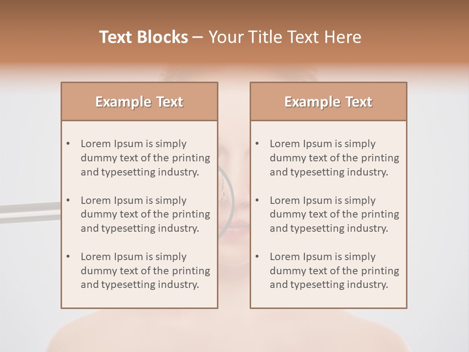 Pretty Human Cosmetic PowerPoint Template