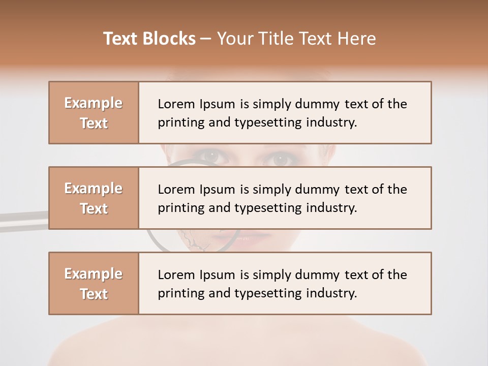 Pretty Human Cosmetic PowerPoint Template