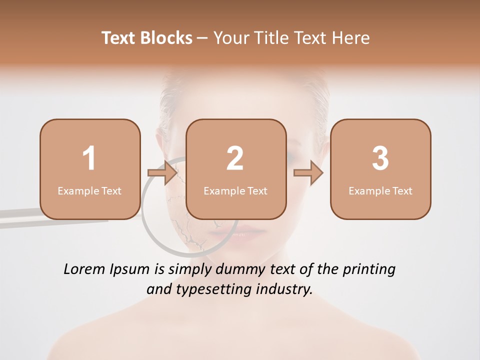 Pretty Human Cosmetic PowerPoint Template