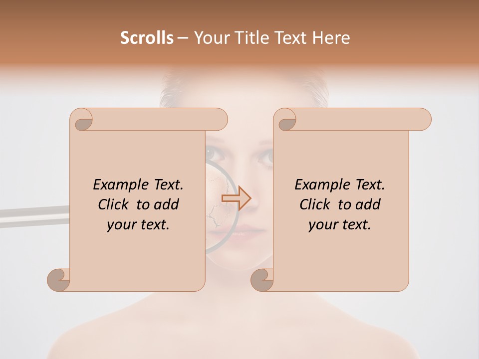 Pretty Human Cosmetic PowerPoint Template